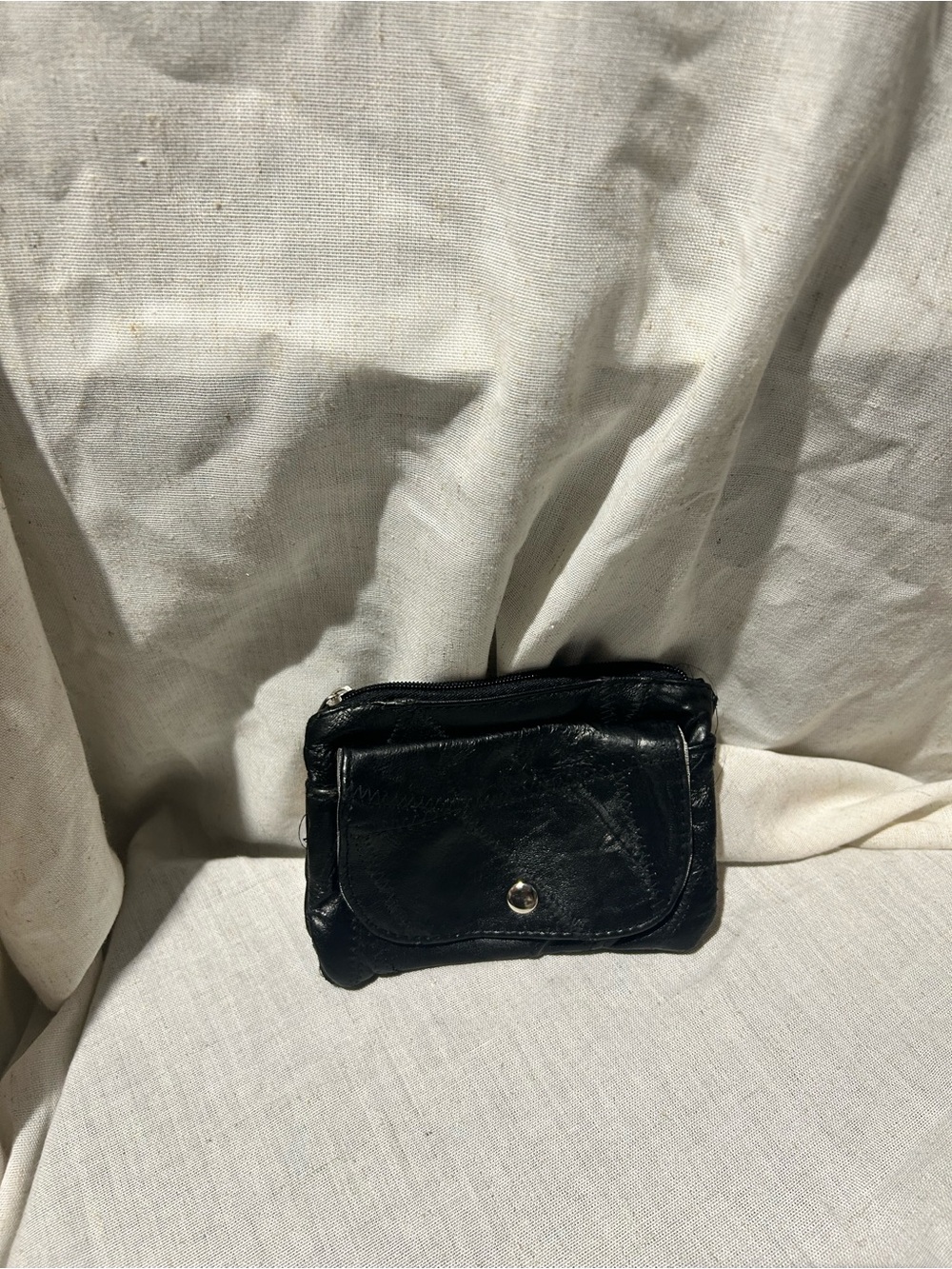 English Leather Black Leather Compact wallet